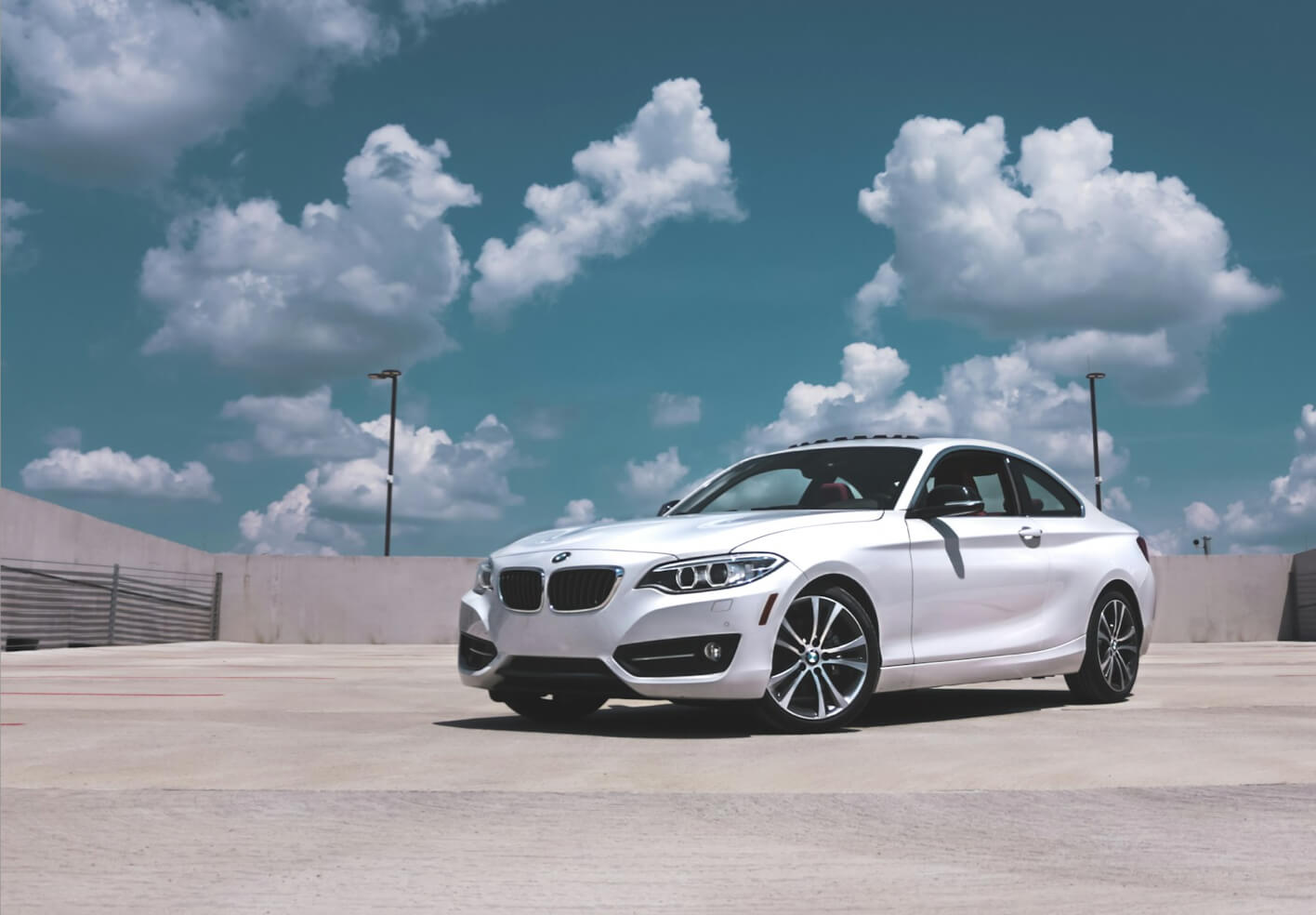 The car of BMW